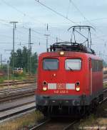 140 440-9 trifft am 17.7.10 auch auf die Kamera des Fotografen whrend der Sonderfahrt mit der UEF durch S-H.