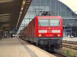 143 206-1 fuhr mit der Regionalbahn nach Bremen-Vegesack aus dem Bremer Hbf am 12.6.