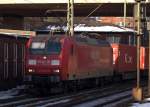 039. 145 057-6 zog einen  K-Line  Containerzug durch HH-Harburg. 3.1.11