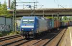 145 098-0 auch bekannt als 145-CL 202 rollte 4 Min nach der Spitzke Lok durch Harburg und verschwand Richtung Maschen. 7.5.11