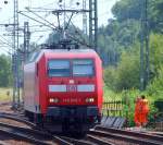 145 045-1 auf  Probefahrt  in Hamburg.....15.7.10