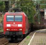 145 003-0 fhrt am 13.8.10 auf Gleis 6 durch den Harburger Bhf.