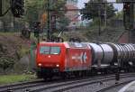 HGK 145-CL 012(145 090-7)durchfuhr mit einem ler HH-Harburg. 26.9.10