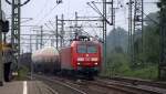 145 080-8 mit einem Mischer in HH-Harburg. 02.10.10