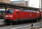 146 127-6 steht am 18.9.10 im Bremer Hbf. und wartet auf Ausfahrt nach Bremerhaven-Lehe.