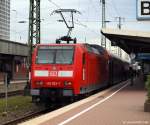 Am Zugschluss des RE6 nach Dsseldorf Hbf. verrichtet 146 023-7 ihre Schubarbeit. Dortmund Hbf., den 23.10.10