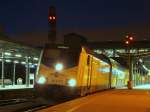 Mit dem Metronom Regional nach Lneburg stand am Abend des 6.11 146 537-6 im Bahnhof Hamburg-Harburg.