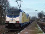 Am 27.11.10 steht 146 531-9 mit dem MEr nach Winsen (Luhe) im Bhf. Lneburg-Westseite.