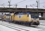 Mit dem ME nach Bremen Hbf. fhrt ME 146-05 am 30.12.10 aus dem Bhf. Hamburg-Harburg ab.