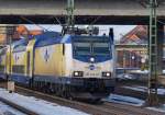 066. Metronom ME 146-01(146 501-2) verlsst HH-Harburg Richtung Lneburg. 3.1.11