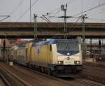 Metronom's 146 532-7 zog den ME nach Uelzen aus Hamburg-Harburg am 15.1