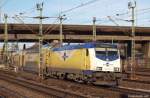 146 531-9 verlsst am 8.1.11 mit dem ME nach Bremen Hbf. den Bhf. Hamburg-Harburg von Gleis 3.