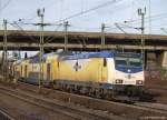 ME 146-05 fhrt am 8.1.11 mit dem ME nach Bremen Hbf. aus dem Bhf. Hamburg-Harburg ab.