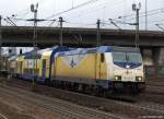 ME 146-12 fhrt am 15.1.11 mit dem MEr nach Bremen Hbf. aus dem Bhf. Hamburg-Harburg ab.