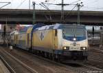 Mit dem MEr nach Lneburg fhrt ME 146-01 am 15.1.11 aus dem Bhf. Hamburg-Harburg ab.