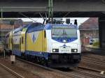 11. Metronom Lok 146 533-5 bei der Ausfahrt Richtung Lneburg. HH 24.4.10