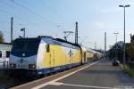 Am frhen Morgen des 10.7.10 steht ME 146-03 mit dem ME nach Hannover Hbf. im Hundertwasserbahnhof Uelzen bereit und wartet auf noch mehr Fahrgste.