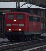 093. Die  Grand Dame  des Gterverkehrs 151 145-0 Solo unterwegs in HH-Harburg. 4.12.10