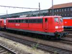 BR 6151/112219/eine-db-151-steht-am-16082010 Eine DB 151 steht am 16.08.2010 im Hauptbahnhof von Wanne-Eickel.
