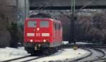 089. 151 104-7 fuhr Solo durch HH-Harburg. 3.1.11 