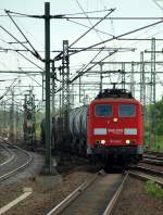 151 149-2 rumpelte mit einem ler durch HH-Harburg. 01.06.11