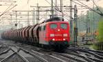 151 065-0 mit Tanoos Ganzzug. HH-Harburg 28.04.12