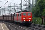 151 148-2(REV/LDX/13.02.07,Verl/NNR9/05.02.14)und 151 119-5(REV/LDX/04.10.05,Verl/AM9/03.10.13)mit Faals Leerzug, HH-Harburg, 29.06.2013