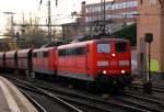 151 112-0 und 095-7 HH-Harburg 30.11.2013