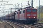 DB 6 151 002-3 + 151 xxx HH-Harburg 24.04.2010(621)