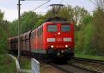 DB 6151 113-8 plus Schwesterlok, HH Moorburg, 09.05.2015(1136)