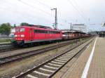 Am 15 September 2015 verlässt 151 088 Würzburg Hbf.