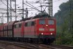 151 102-1 und 168-2 mit einem Kohlependel in HH-Harburg. 2.10.10