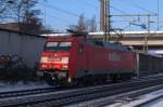 031. Tagespendellok war am 4.12.10 in Harburg die 152 075-8 die einige Male an uns vorbei fuhr.