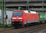 152 132-7 rollt am 14.5.11 durch den Harburger Bahnhof.