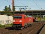 152 190-5 die  extra  Lok dieser Baureihe fuhr Richtung HH Hafen durch Harburg. 03.06.11