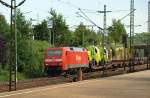 152 006-3 durchfhrt Harburg mit einem Mischer Richtung Neumnster. 8.7.11