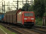 152 113-7 fuhr mit einem gemischten Gterzug durch Harburg. 19.8.11