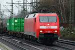 152 007-1 zog viele grne Evergreen's hinter sich her....HH 7.1.12