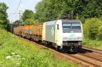 ITL ES64 F-901/152 901-5/152 196-2 mit Mllzug in Ahlten, 03.08.12