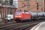 152 151-7 mit ler in HH-Harburg. 02.03.2013