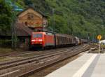 152 077-4 mit Gz, Kaub, 13.09.2013
