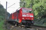 Am 29 Augustus 2015 durchfahrt 152 104 Venlo Bovenste Molen.