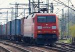 59. 152 107-9 kam ebenfalls mit nem wie soll es auch anders sen, Containerzug nach Hamburg. 24.4.10
