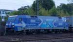 Albatros 152 135-0 der TFG fuhr mit einem Containerzug durch HH-Harburg. 15.7.10