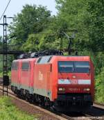 152 031-1 fhrt am 10.7.10 mitsamt der 140 848-3 und 140 850-9 durch Ahlten wohl auf dem Weg zum Bender.....wer wei
