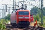 152 119-4 als Einzelfahrer in Hamburg. 15.7.10
