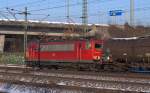 061. Als Nachschuss fotografiert...155 036-7 mit ler in HH-Harburg. 4.12.10