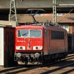 Zug abgestellt auf gehts zurck in die Heimat...155 048-2 summt hier durch Harburg. 2.4.11