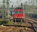 155 132-4 stand abgestellt in Neumnster. 21.4.11