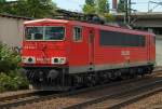 155 244-7 als Portrait aufgenommen in Hamburg Harburg am 01.06.11